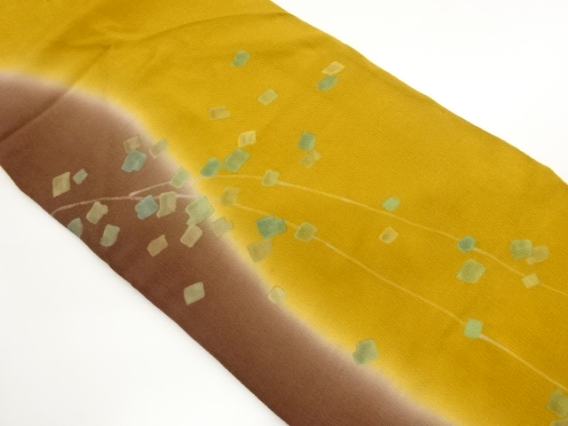 JAPANESE NAGOYA OBI / CHIRIMEN / WAVY STRIPE